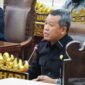 Anggota Komisi III DPRD Bandarlampung, Yuhadi, pada Sidang Paripurna DPRD bersama Pemkot Bandarlampung, Rabu (19/1). Foto: Netizenku.com