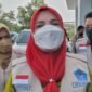 Kepala Satgas Percepatan Penanganan Covid-19 Kota Bandarlampung, Eva Dwiana, usai acara akselerasi vaksinasi kelompok rentan oleh Polri di GSG UIN Raden Intan, Jumat (11/2). Foto: Netizenku.com 