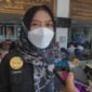 Plt Kepala Disdukcapil Bandarlampung, Febriana, di Gedung PTSP Pemkot Bandarlampung, Sabtu (19/2). Foto: Netizenku.com