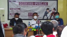 Diskusi Publik Koalisi Pembela Kebebasan Pers Lampung di Sekretariat IJTI Lampung, Rabu (2/2). Foto: Netizenku.com