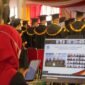 ITERA Gelar Wisuda Perdana di Masa Pandemi Covid-19 yang berlangsung secara hybrid, Sabtu (26/3). Foto: Netizenku.com 