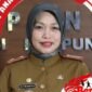 Kepala Dinas PPPA Lampung, Fitrianita Damhuri, pada saat menggunakan bingkai hari anak nasional 2023. Foto: tim sosial media PPPA Lampung.