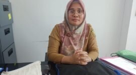 Kabid UMK Dinas Koperasi dan UMKM Bandarlampung ketika diwawancarai di Kantornya, Selasa (31/10). Foto: Luki.