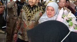 Kepala BPBD Bandarlampung, Husna, ketika diwawancarai, Jum'at (3/11). Foto: Testa. 