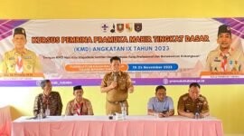 Foto: Pj Bupati Tubaba Drs. M. Firsada, M.Si tengah memberikan arahan kepada para peserta KMD. (Arie/NK)