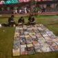 Lampung Ngopi, ketika membuka lapak baca buku di taman kota. Foto: Arsip Luki
