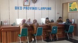 Kantor Badan Kepegawaian Daerah (BKD) Provinsi Lampung. Foto: Luki