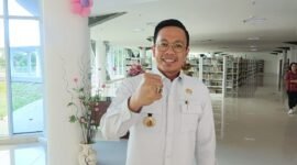 Kepala Dinas Perpustakaan dan Kearsipan, Riski Sofyan. Foto: Luki. 