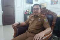 Kepala Dinas Koperasi dan UMKM Provinsi Lampung, Syamsurizal, ketika diwawancarai. Foto: Luki