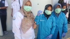 Kepala Penerapan Mutu Hasil Perikanan Dinas Kelautan dan Perikanan (PMHP DKP) Provinsi Lampung, Sri R Damayanti, ketika diwawancarai, Rabu (7/2). Foto: Luki. 