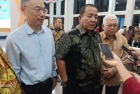 Gubernur Lampung, Arinal Djunaidi, ketika menyambut investor asal Negeri Bambu. 