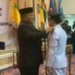 Gubernur Lampung, Arinal Djunaidi, ketika melantik Marindo Kurniawan. Foto: Luki. 