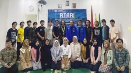 Rayon PMII ketika mengabadikan momen disela-sela perhelatan RTAR. Foto: Kiriman WA Dimas.