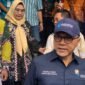 Kementerian Perdagangan, Zulkifli Hasan, ketika diwawancarai. Foto: Luki. 