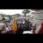Massa aksi ketikan Demonstrasi dj depan Gedung DPRD Lampung. Foto: Luki.