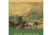 Cover buku Bumi Manusia Karya Pramoedya Ananta Toer. 