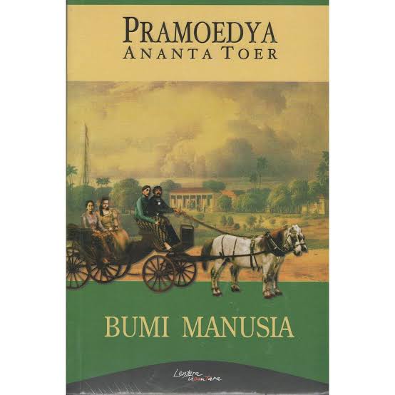 Cover buku Bumi Manusia Karya Pramoedya Ananta Toer. 