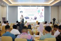 Gubernur Lampung, Arinal Djunaidi, ketika menyampaikan sambutan. Foto: Diskominfotik Lampung.