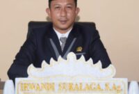 Wakil Ketua I DPRD Kabupaten Tanggamus, Irwandi. 