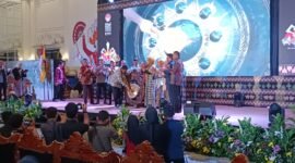 Gubernur Lampung, Arinal Djunaidi, ketika membuka acara Lampung Craft 2024. Foto: Luki. 