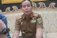 Kadiskominfotik Lampung, Achmad Saifullah, ketika memberikan keterangan. Foto: Arsip Luki. 