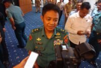 Tenaga Ahli Pengkaji Bidang Kewaspadaan Nasional Lemhanas, ketika diwawancarai awak media. Foto: Luki. 