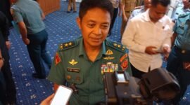 Tenaga Ahli Pengkaji Bidang Kewaspadaan Nasional Lemhanas, ketika diwawancarai awak media. Foto: Luki. 