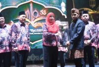 Walikota Eva Dwiana membuka lomba MTQ ke-53 tingkat Kota Bandarlampung. (Foto: Dok. Humas) 