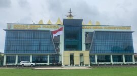 Gedung Dinas BMBK Lampung. Foto: Luki. 