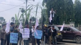 AKAR Lampung ketika melakukan demonstrasi. Foto: Luki. 