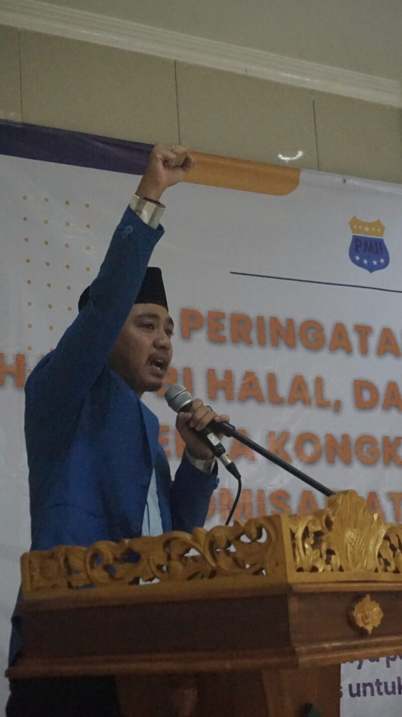 Ketua PC PMII Bandarlampung, Dapid Novian Mastur. 