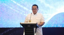 Gubernur Lampung, Arinal Djunaidi, ketika membuka acara. 