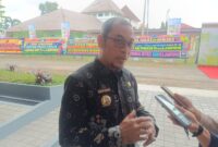 Kepala Dinas Kehutanan (Dishut) Provinsi Lampung, Yanyan Ruchyansyah, ketika diwawancarai. Foto: Luki.