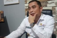 Kepala Disparekraf Lampung, Bobby Irawan, ketika diwawancarai awak media. (Foto: Luki) 