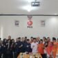 Pengurus DPW PKS-NasDem Lampung di Kantor DPW PKS Lampung. (Foto: Agis) 