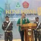 Ketua GP Ansor Addin Jauharudin saat membuka Konferwil PW Ansor Lampung di Asrama Haji Bandarlampung. (Foto: Ist) 