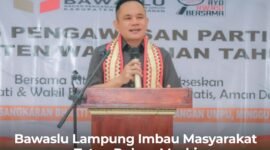 Ketua Bawaslu Lampung,  Iskardo P Panggar. (Foto: Humas Bawaslu). 