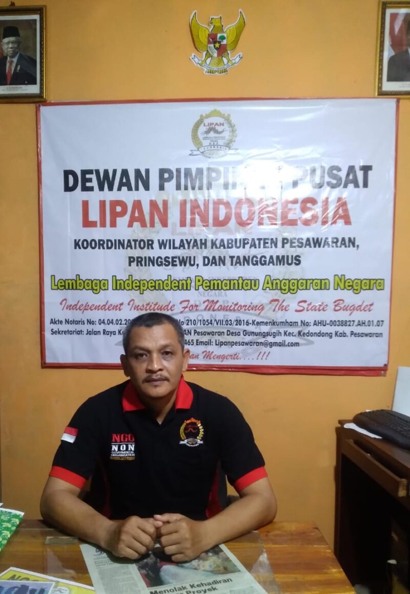 Ketua LSM Lipan Lampung, Sumara. (Soheh/NK)