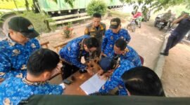 OPD terkait ketika meninjau lokasi calon tempat upacara kemerdekaan ke 79 di Kota Baru. (Foto: Kominfotik)