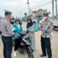 Polres Pringsewu Gelar Operasi Patuh di Simpang Tugu Gajah. (Ist/NK)
