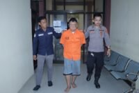 Satreskrim Polres Pringsewu meringkus seorang pelaku pencurian kendaraan bermotor yang berstatus Daftar Pencarian Orang (DPO). (Ist/NK)