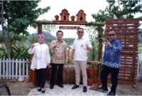 Pj Bupati Pringsewu, Marindo Kurniawan, komitmen dukung pariwisata area Bendungan Way Sekampung. (Ist/NK)