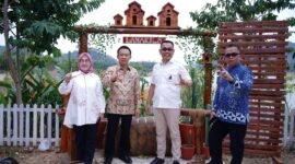 Pj Bupati Pringsewu, Marindo Kurniawan, komitmen dukung pariwisata area Bendungan Way Sekampung. (Ist/NK)