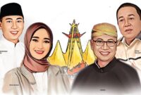 Rahmat Mirzani Djausal-Jihan Nurlela dan Arinal Djunaidi-Sutono