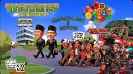 Seribuan massa akan kawal pendaftaran Nona ke KPU Tubaba pada Rabu (28/08)