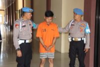 Pelaku tindak asusila di Pringsewu diamankan polisi. (Ist/NK)