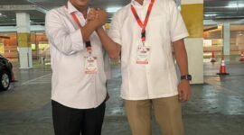 Calon Gubernur Lampung, Rahmat Mirzani Djausal, dan Calon Gubernur Banten, Andra Soni, menyambut baik kesepakatan antara Provinsi Lampung dan Banten untuk menjadi tuan rumah bersama dalam penyelenggaraan Pekan Olahraga Nasional (PON) XXIII pada tahun 2032. (Ist/NK)