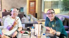 RMD dan Benny Kisworo diskusi politik untuk kemajuan Lampung. (Ist/NK)