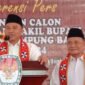 Pasangan calon bupati dan wakil bupati Lampung Barat, Parosil Mabsus dan Mad Hasnurin. (Ist/NK)