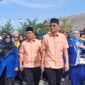 Pasangan Bakal Calon Bupati dan Wakil Bupati Pringsewu Hisbullah Huda resmi mendaftarkan diri ke Komisi Pemilihan Umum (KPU) Kabupaten Pringsewu, Selasa (27/8/2024) sekitar pukul 15.00 WIB. 